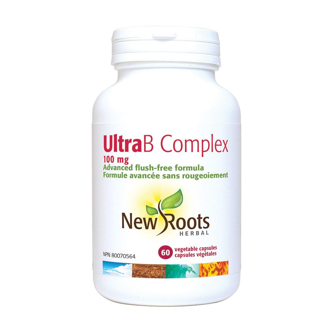 New Roots Ultra B Complex 100mg 60c - Nature's Source Inc
