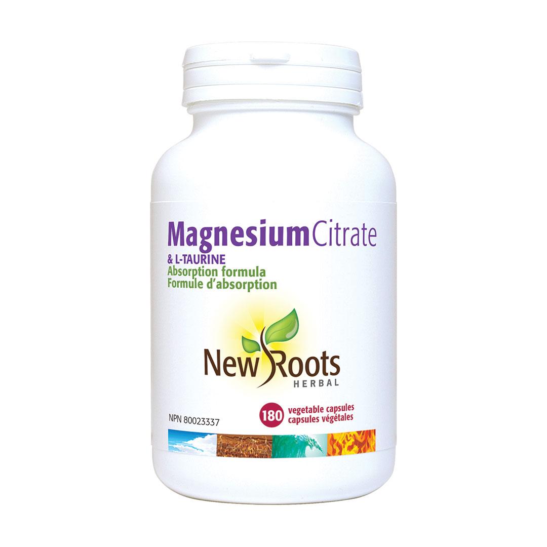 New Roots Magnesium Citrate & L - Taurine 180C - Nature's Source Inc
