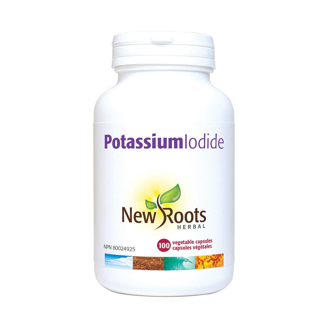 New Roots Herbal Potassium Iodide - 100 Veg Capsules - Nature's Source Inc