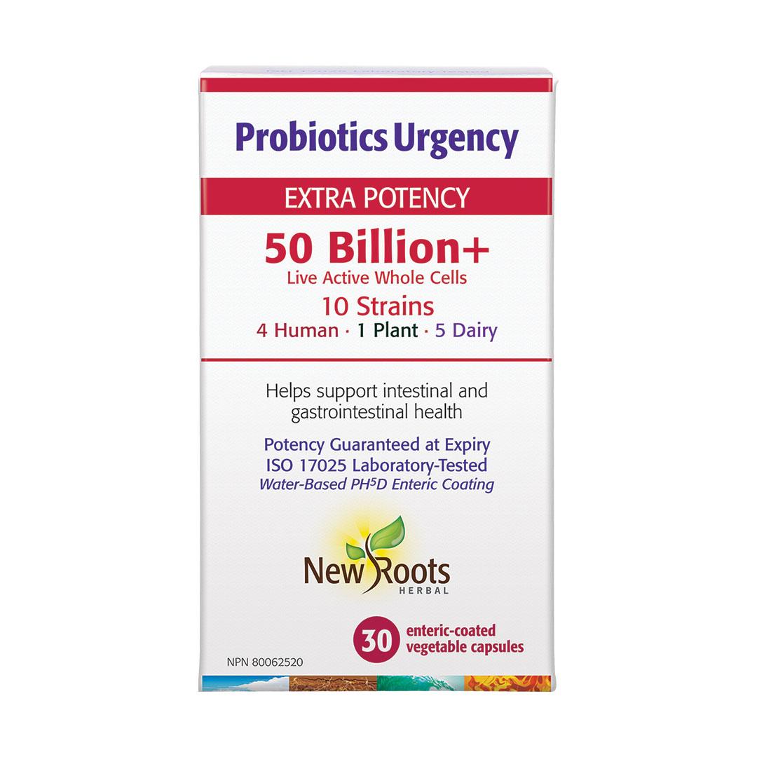 New Roots Probiotic Urgency 50 Billion 30C - Nature's Source Inc