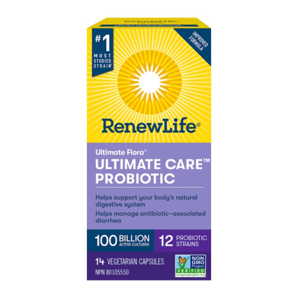 Renew Life Ultimate Flora Ultimate Care 100 Billion 14 Veg - Caps - Nature's Source Inc