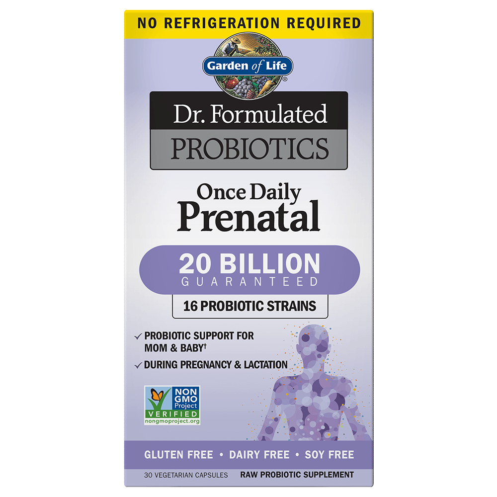 Garden of Life Dr. Formulated Probiotics Once Daily Prenatal Shelf Stable 30 Veg - Caps - Nature's Source Inc