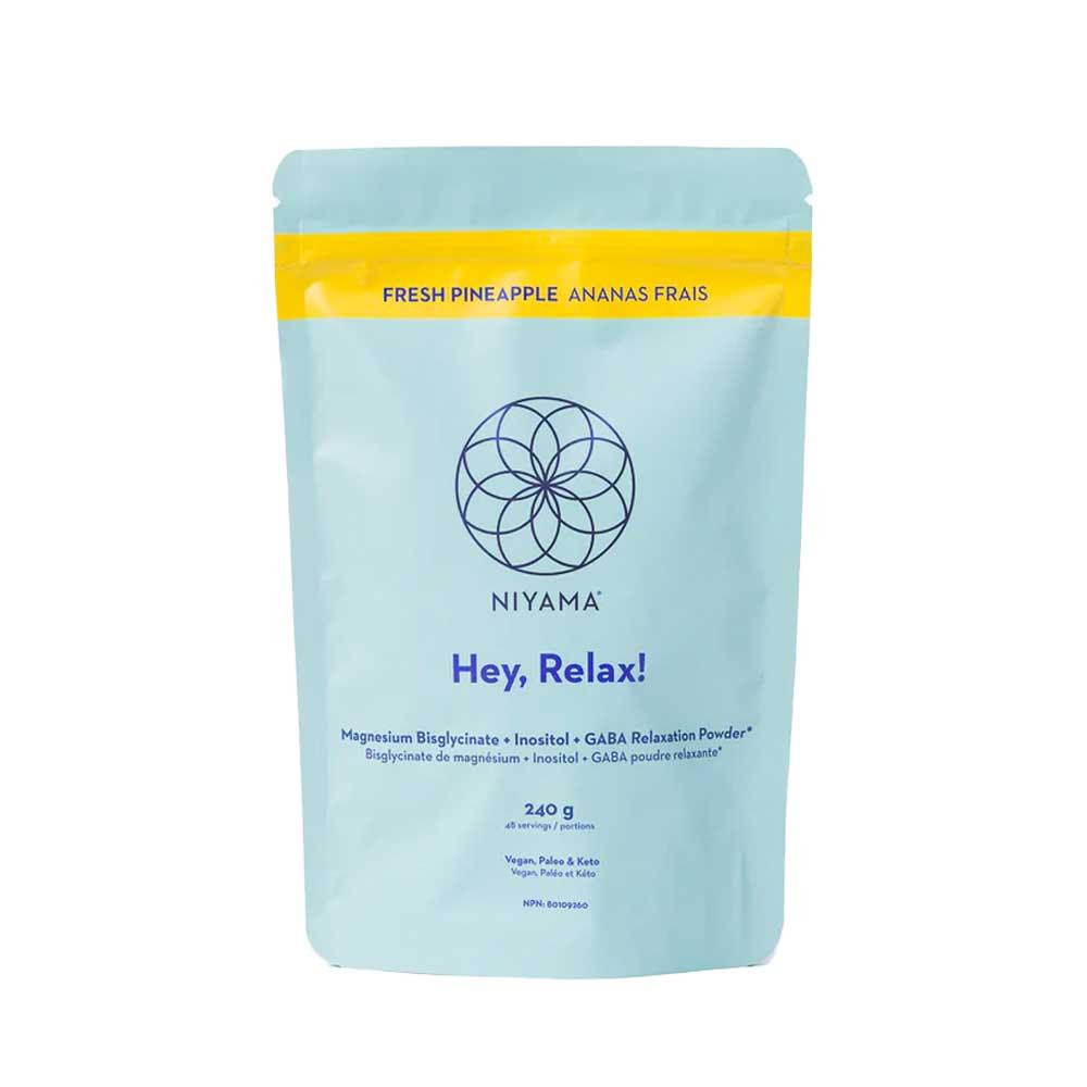 Niyama Hey Relax Magnesium Fresh Pineapple 240g - Nature's Source Inc