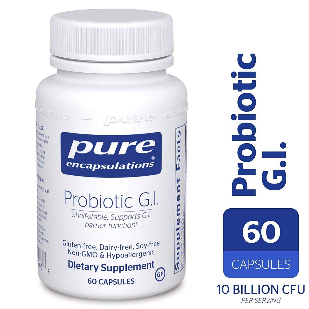 Pure Encapsulations Probiotic G.I. - 60 Capsules - Nature's Source Inc