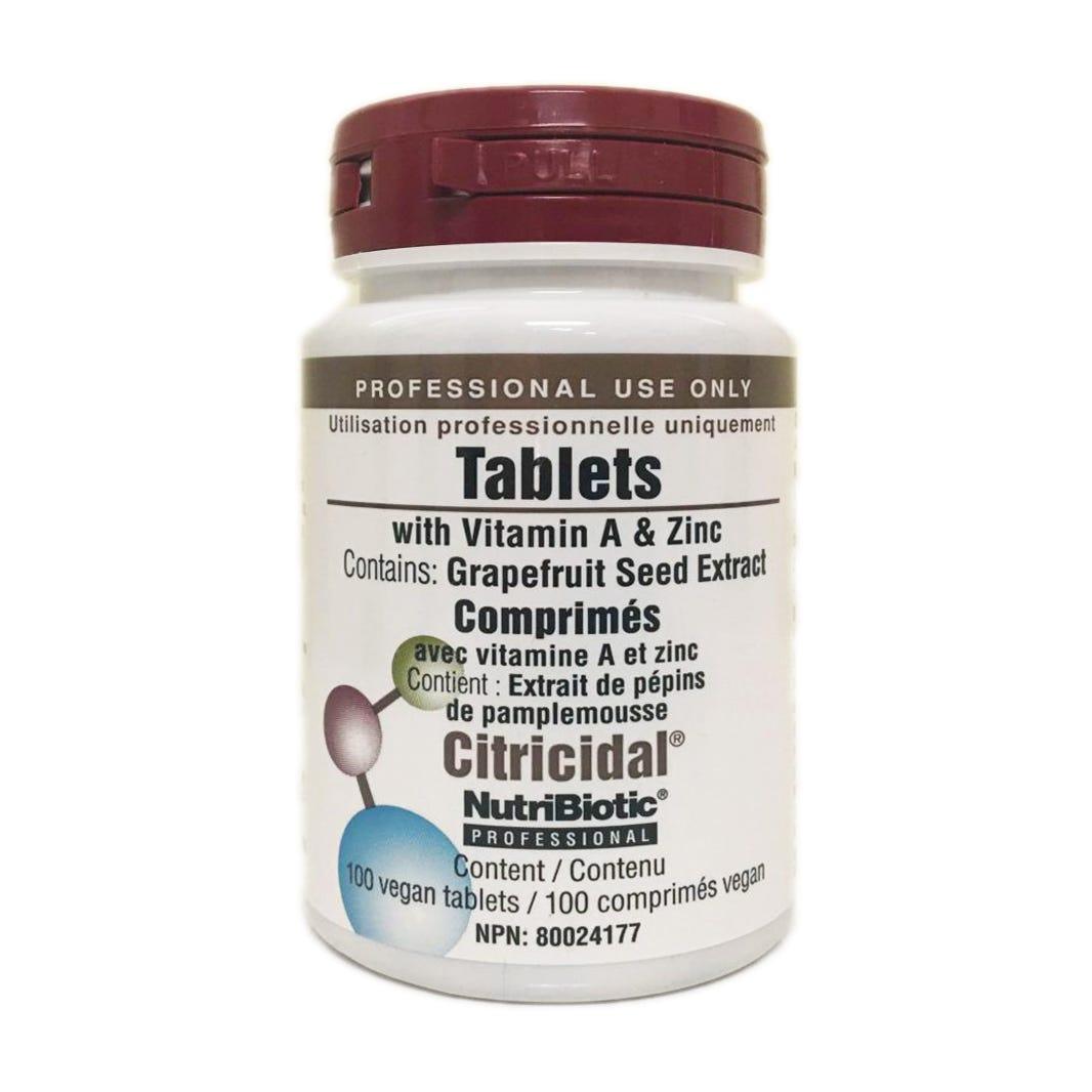 Nutribiotic Citricidal GSE Tablets 100 Tablets - Nature's Source Inc