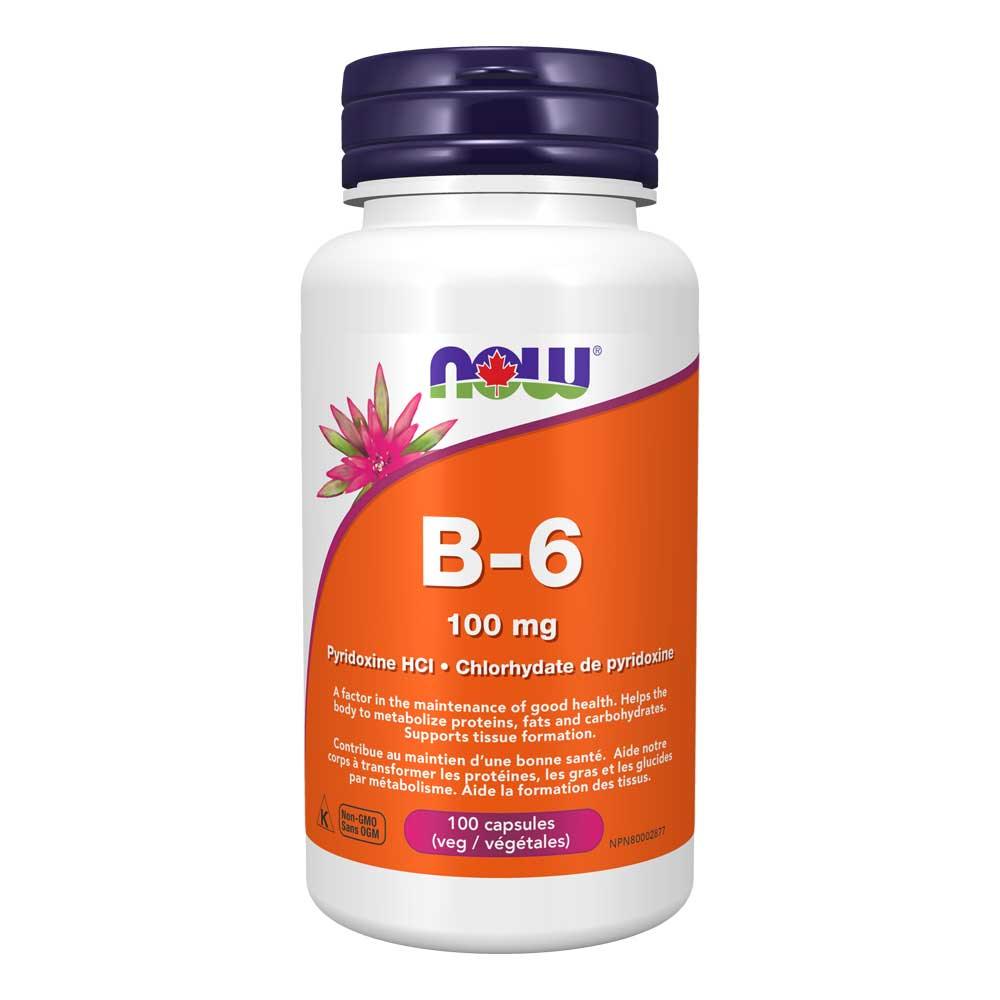 Now Vitamin B6 100mg 100c - Nature's Source Inc