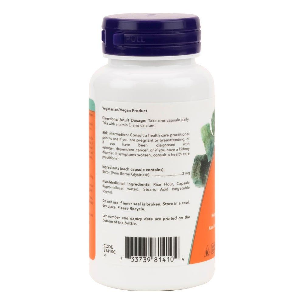Now Boron - 100 Veg Capsules - Nature's Source Inc