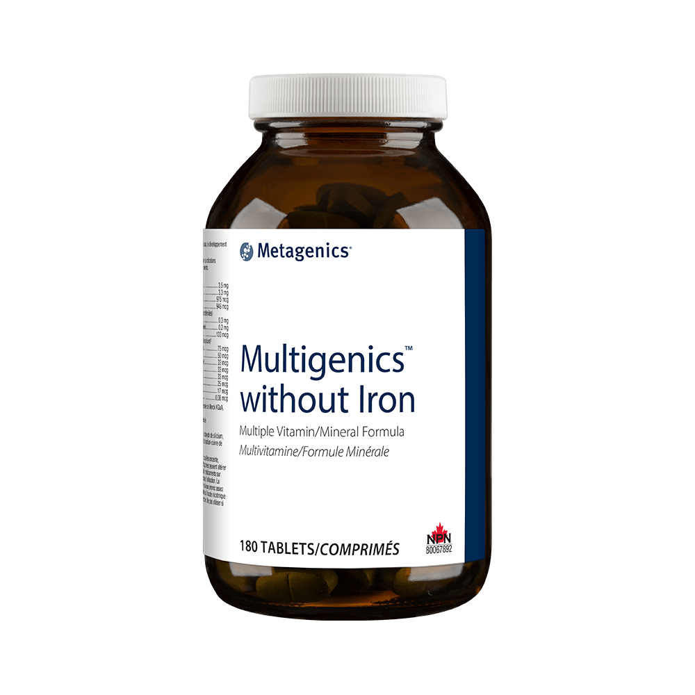 Metagenics Multigenics without Iron - 180 Tablets - Nature's Source Inc