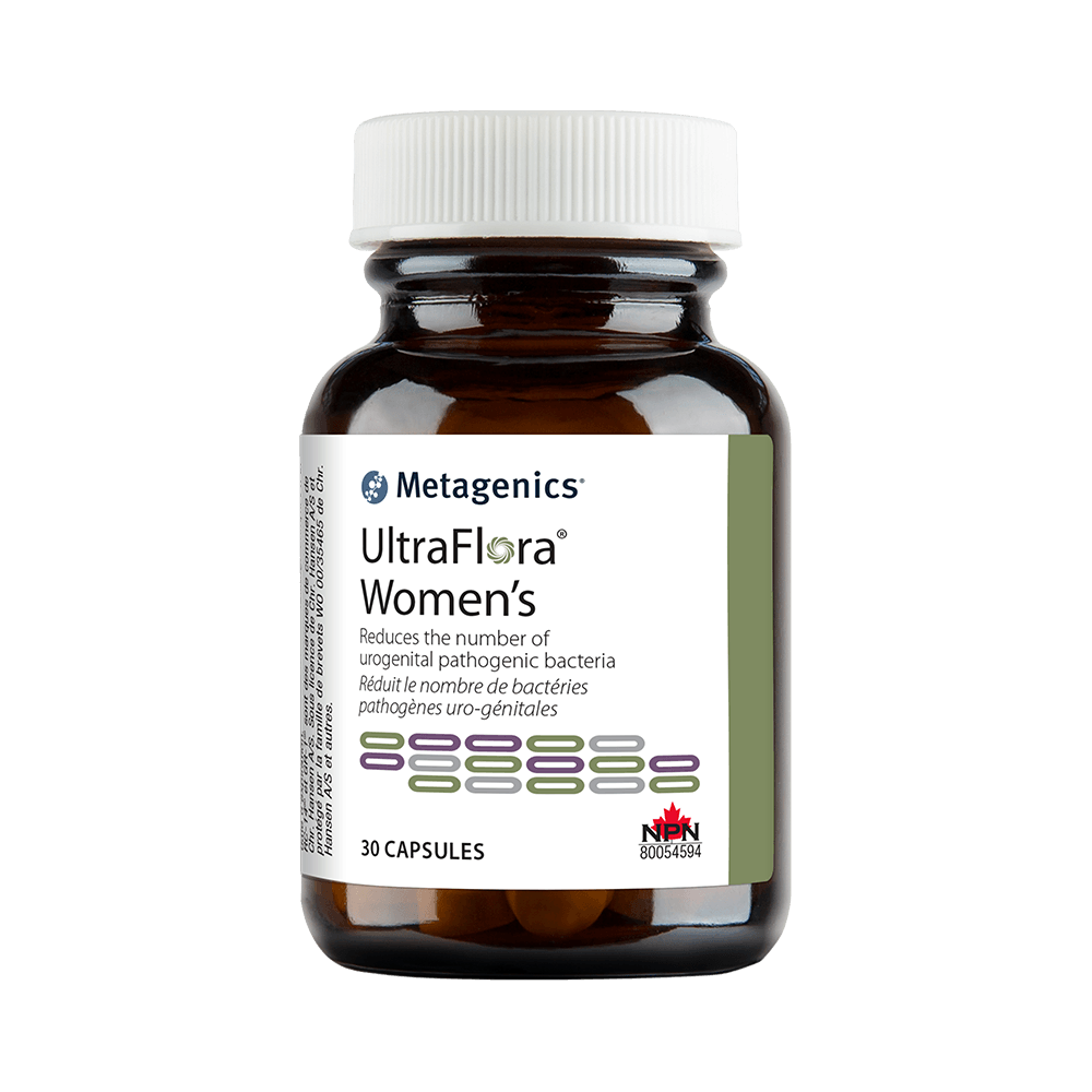 Metagenics Ultraflora Women's 30 Capsules - Support Feminine Health, Optimal Vaginal and Urinary Health, Maintain Healthy Vaginal Microflora With Beneficial Lactobacilli - Nature's Source Inc