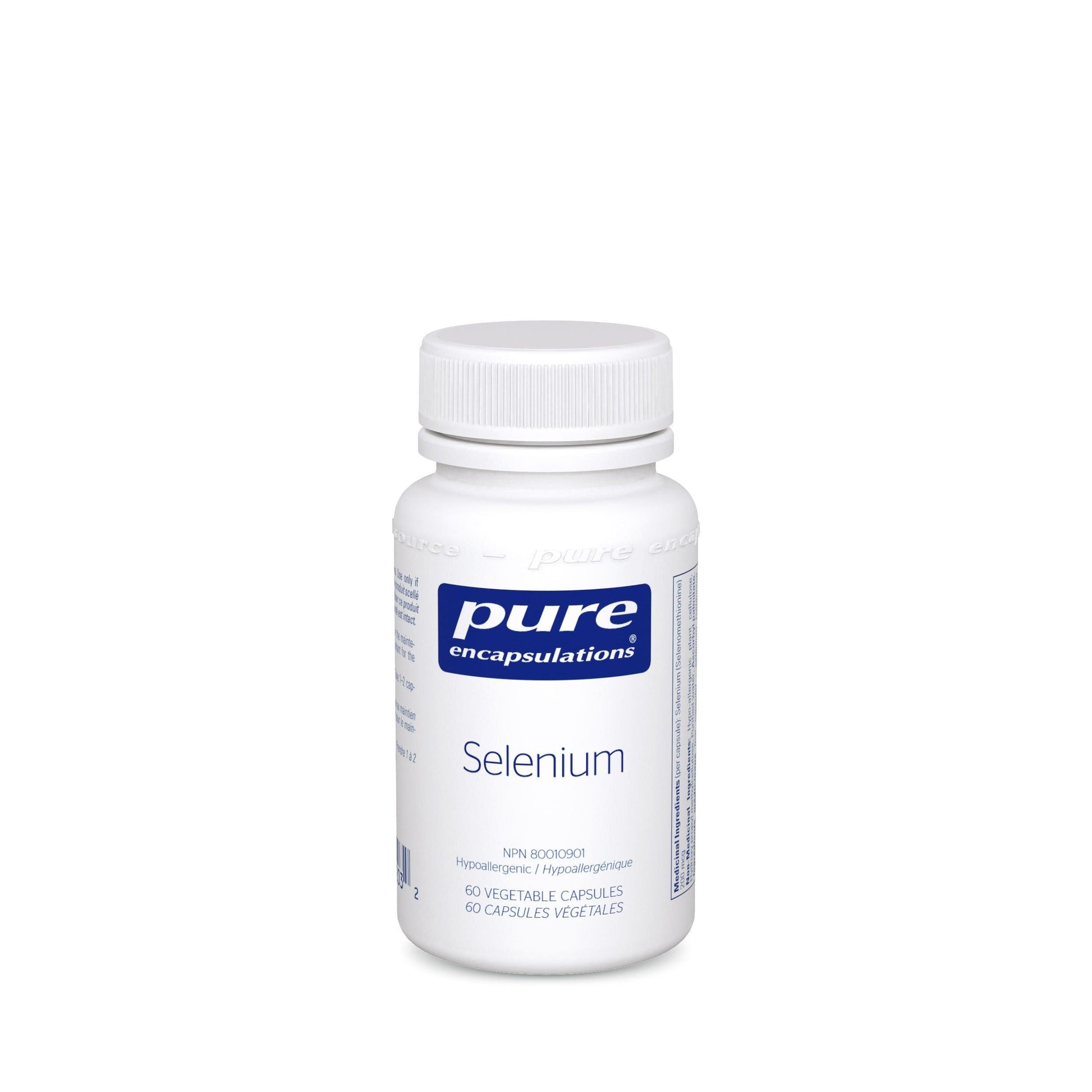 Pure Encapsulations Selenium - 60 Capsules - Nature's Source Inc