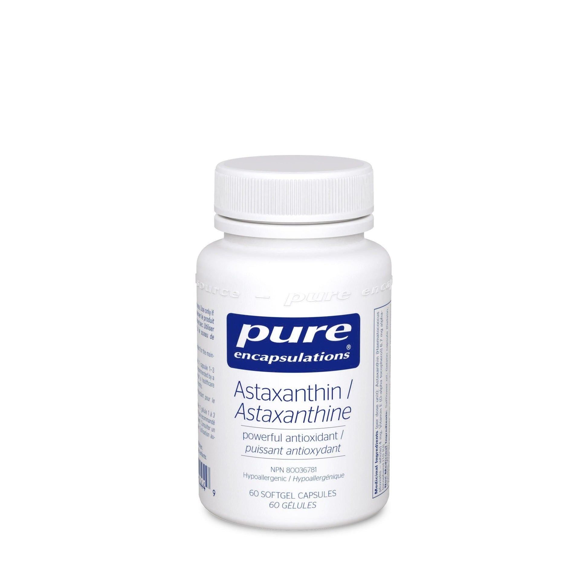 Pure Encapsulations Astaxathin 60C - Nature's Source Inc