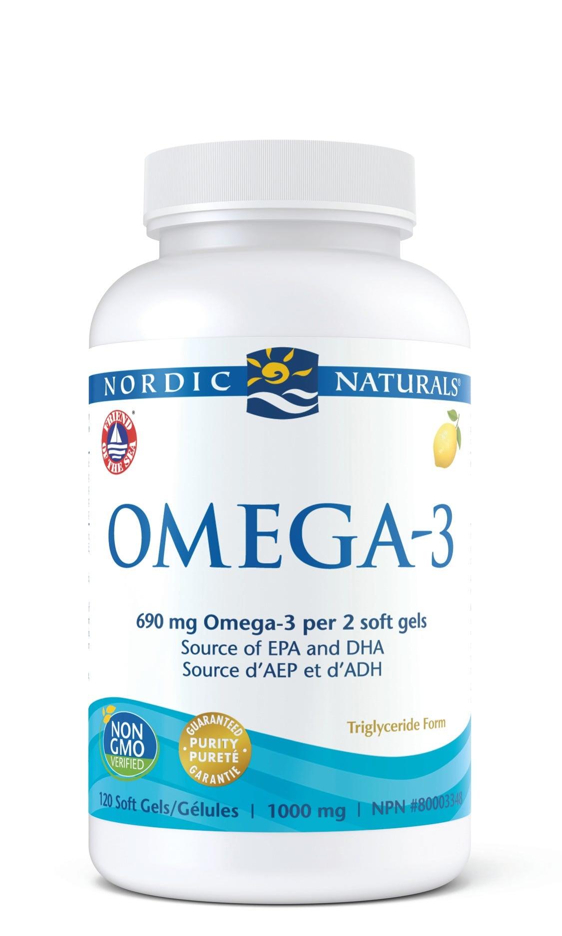 Nordic Naturals Lemon Omega - 3 - 120 Softgels - Nature's Source Inc