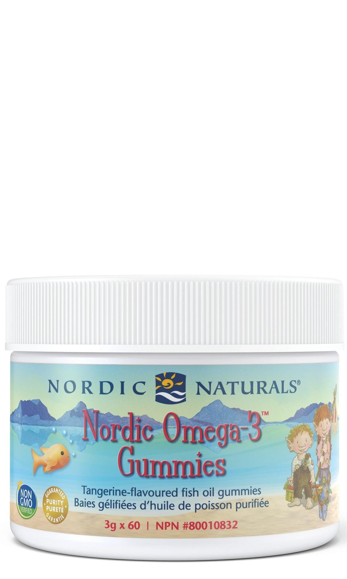 Nordic Naturals Omega - 3 Gummies Tangerine 60ct - Nature's Source Inc