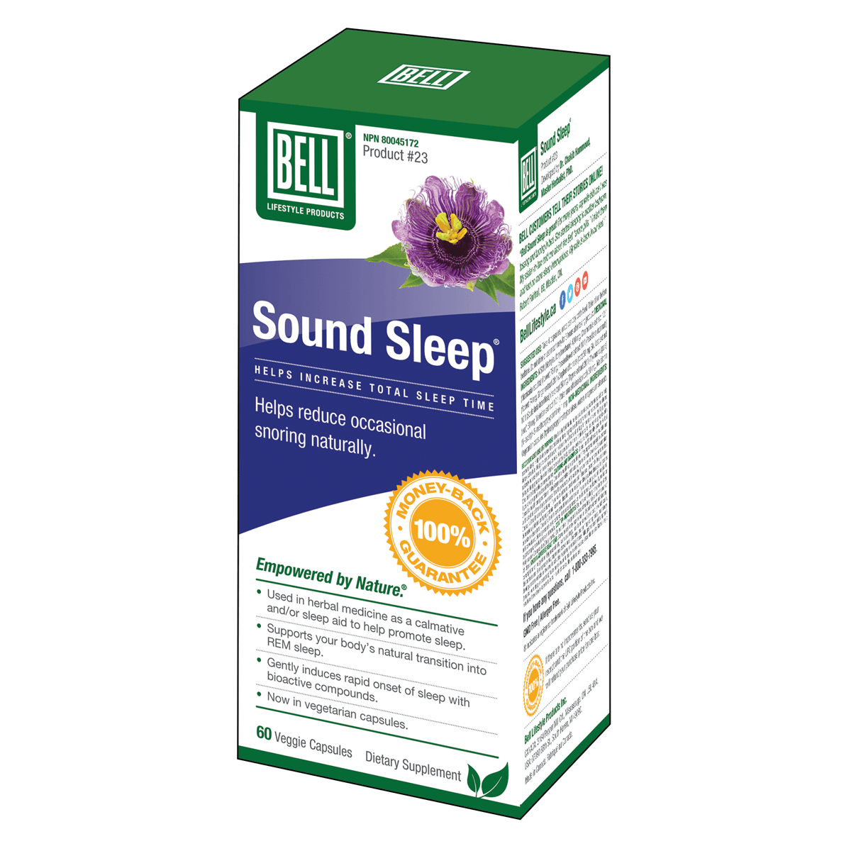 Bell Lifestyles Snoring & Sleep Apnea Eze (60 Caps) - Nature's Source Inc