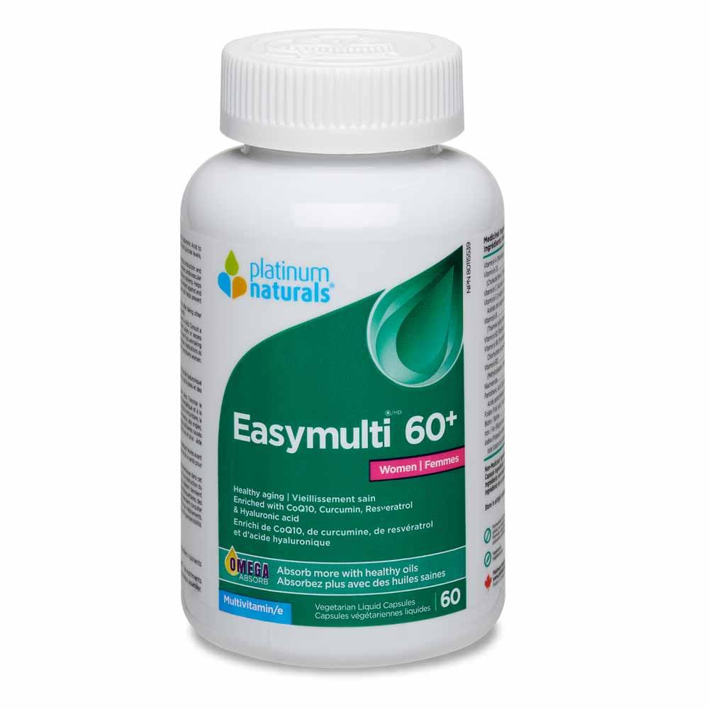 Platinum Naturals Easymulti 60+ Women 60 Softgels - Nature's Source Inc