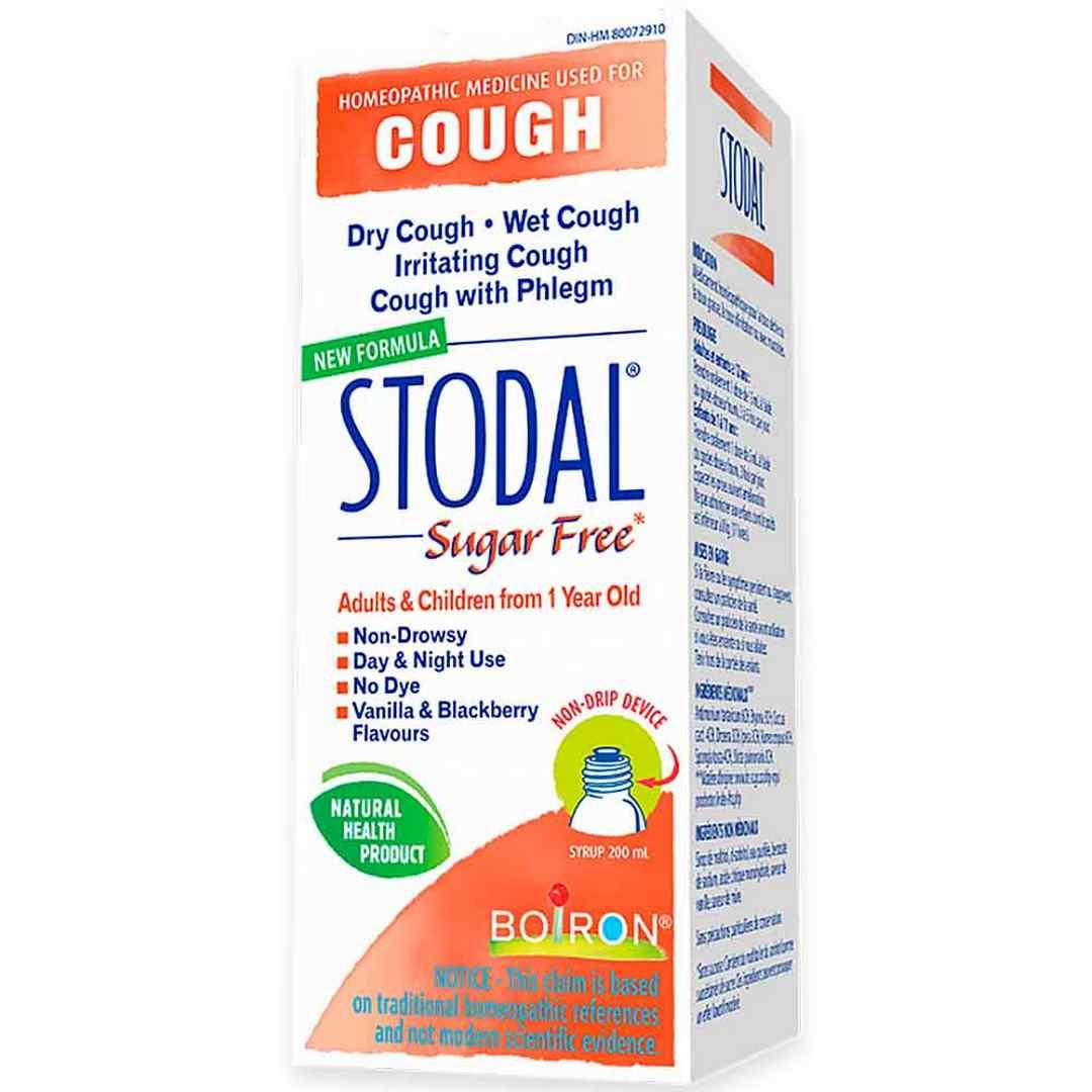 Boiron Stodal Sugar - Free Children Cough Sugar Free Syrup 200ml - Nature's Source Inc