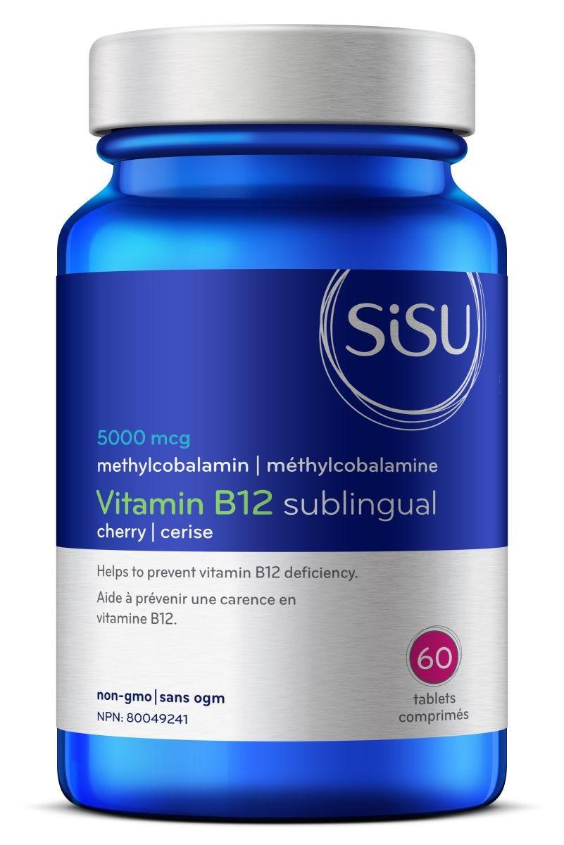 Sisu Natural Cherry B12 5000mcg - 60 Tablets - Nature's Source Inc