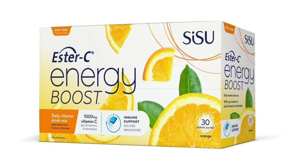 Sisu Ester - C Energy Boost Orange 30 Packets - Nature's Source Inc