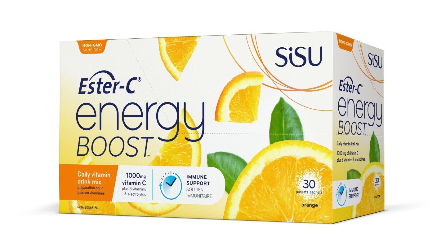 Sisu Ester - C Energy Boost Orange 30 Packets - Nature's Source Inc