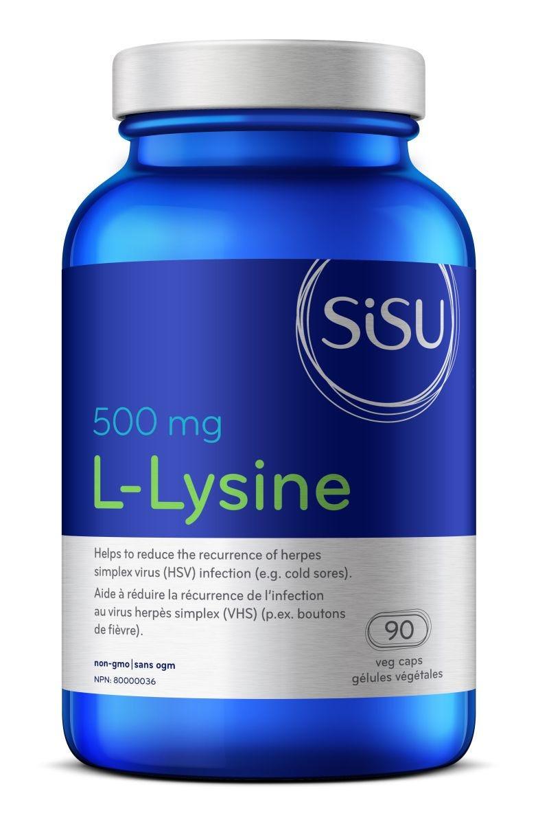 Sisu L - Lysine 500 mg - 90 Veg Tablets - Nature's Source Inc