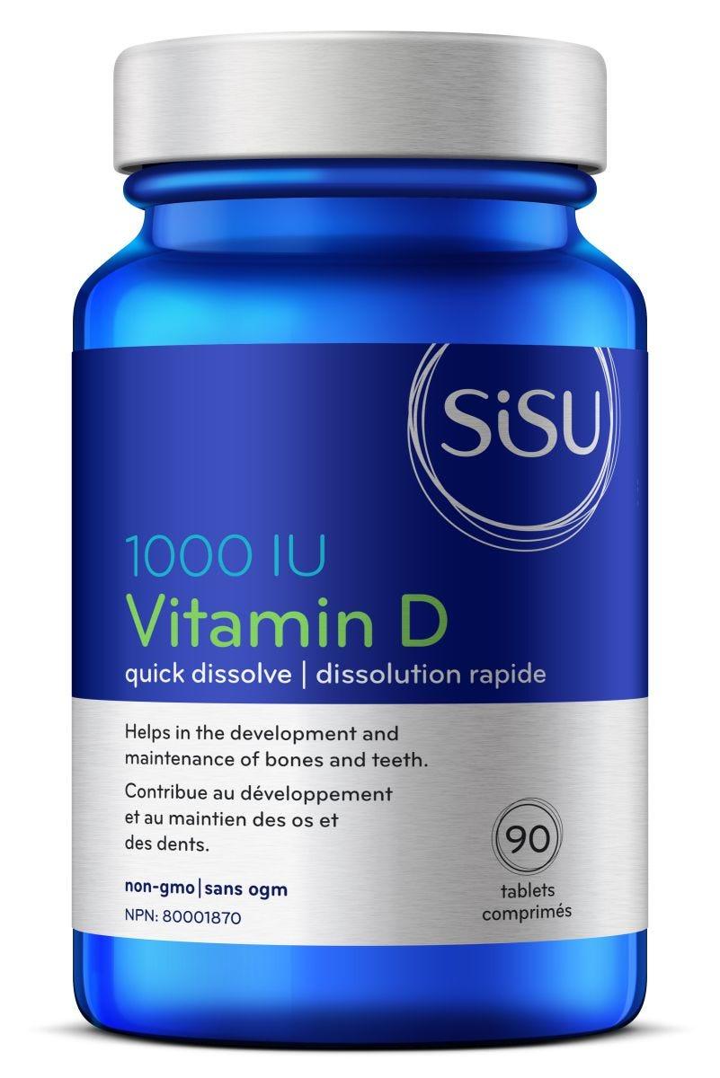 Sisu Vitamin D 1000 IU (90 Tablets) - Nature's Source Inc