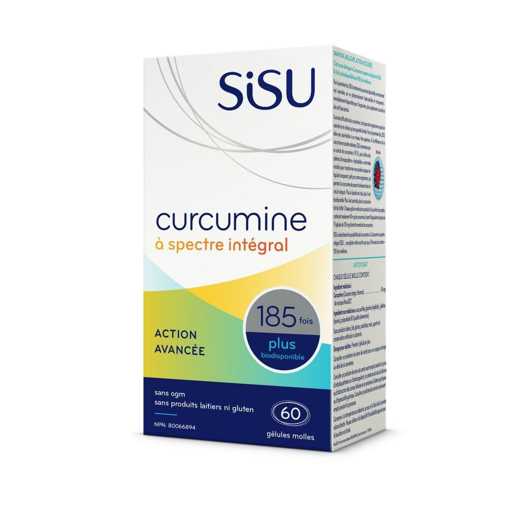 Sisu Full Spectrum Curcumin 60 Softgels - Nature's Source Inc