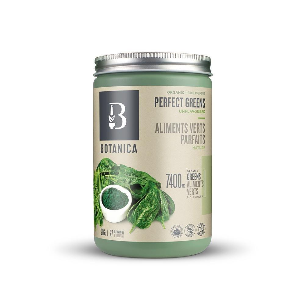 Botanica Perfect Greens Unflavoured 216g - Nature's Source Inc