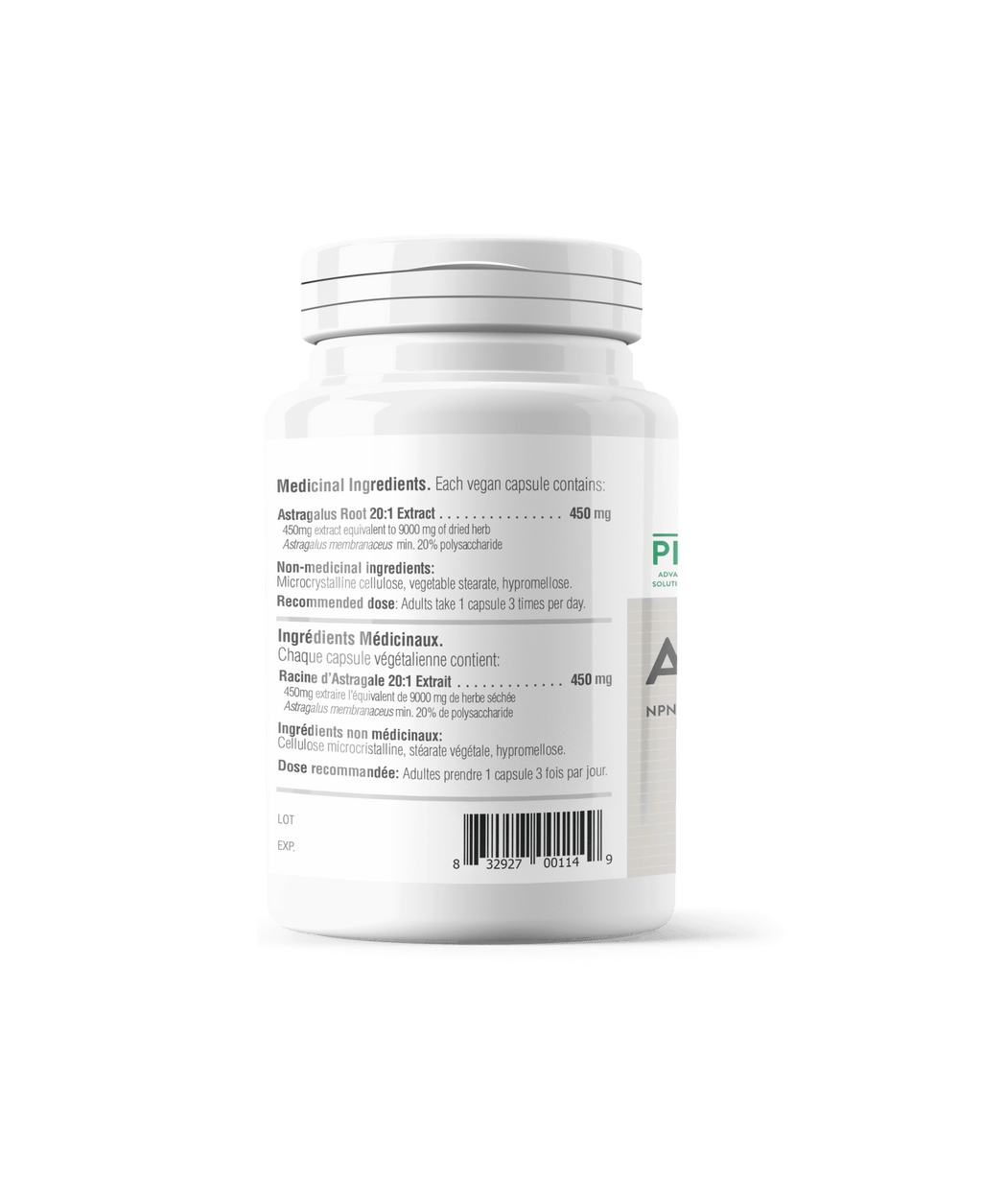 Provita Astragalus 9000 60 capsules - Nature's Source Inc