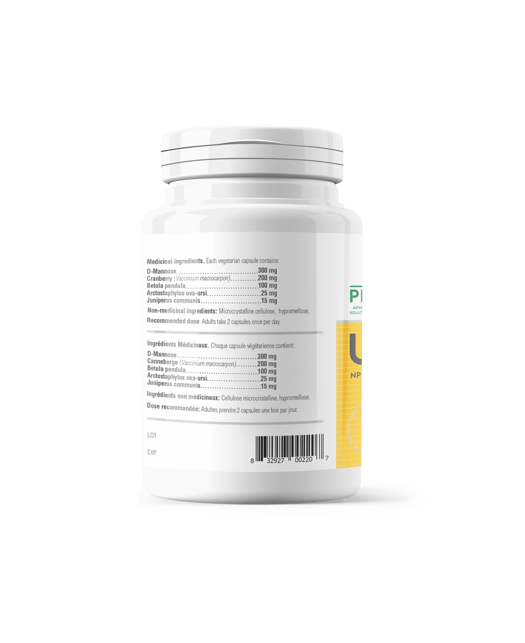 Provita UTI Pro 60 capsules - Nature's Source Inc