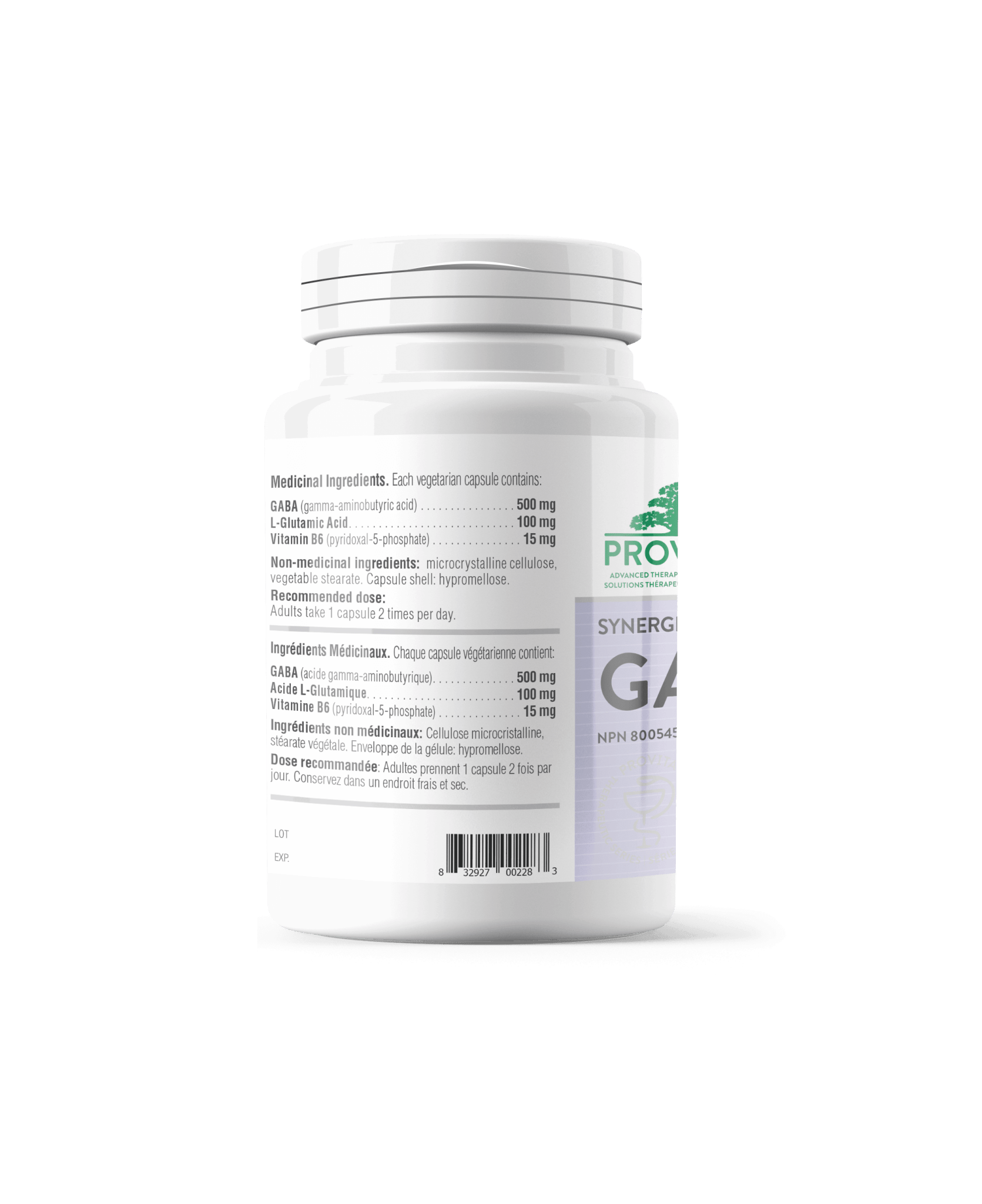 Provita Synergistic GABA Pro 60 capsules - Nature's Source Inc