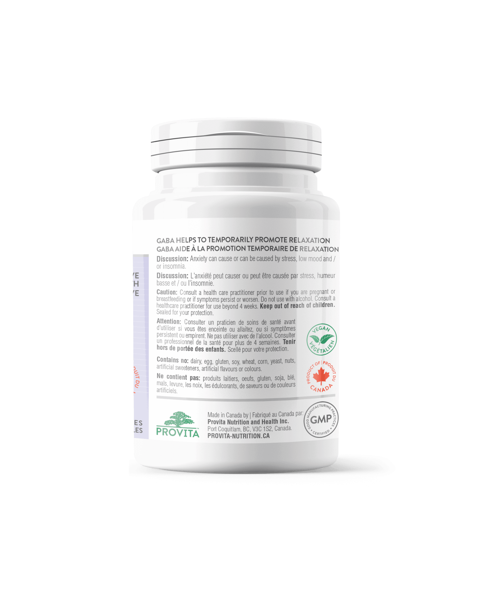 Provita Synergistic GABA Pro 60 capsules - Nature's Source Inc