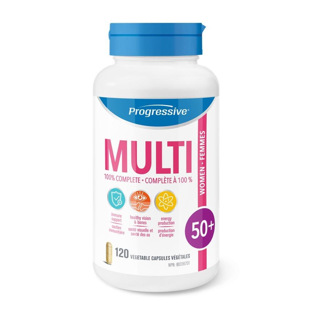 Progressive MultiVitamin Women 50+ 120c - Nature's Source Inc