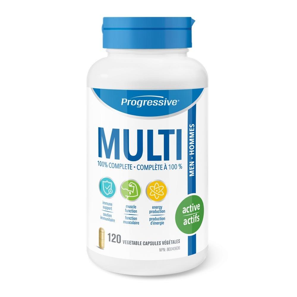 Progressive MultiVitamin Active Men 120c - Nature's Source Inc