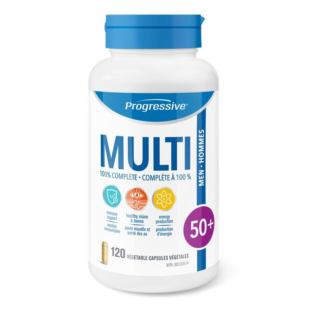 Progressive MultiVitamin Men 50+ 120c - Nature's Source Inc