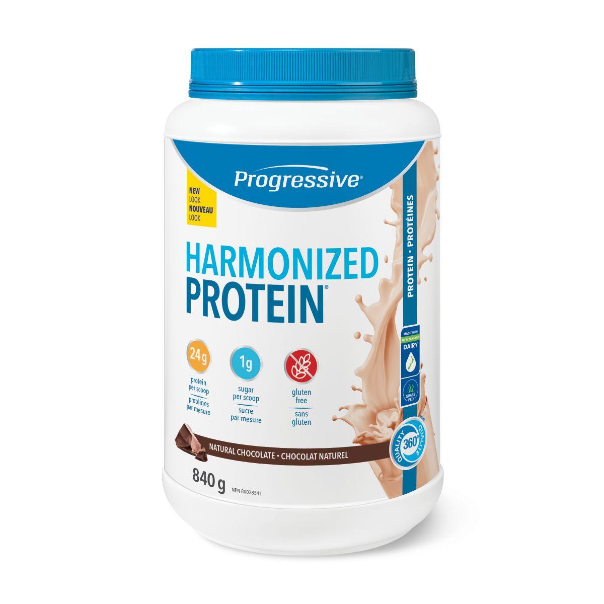 Progressive Natural Chocolate Harmonized Protein - 840g - Nature's Source Inc