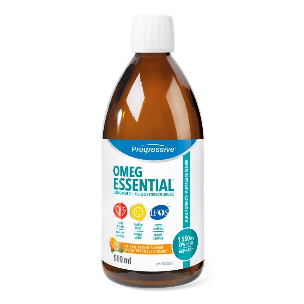 Progressive OmegEssential Fish Oil Orange 500ml - Nature's Source Inc