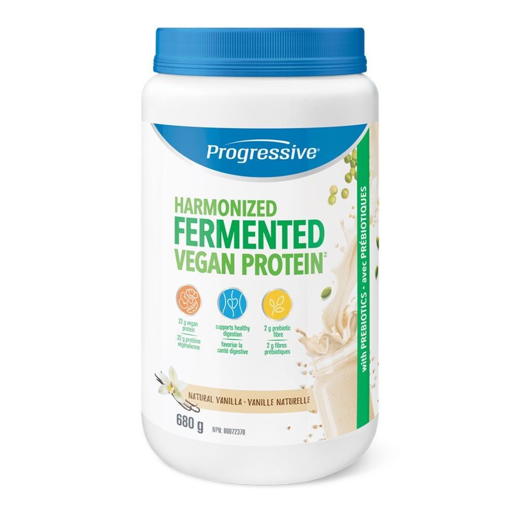 Progressive Natural Vanilla Harmonized Fermented Vegan Protein - 680g - Nature's Source Inc