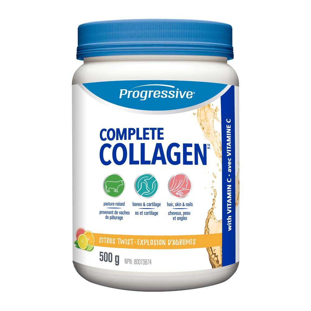 Progressive Complete Collagen Citrus Splash 500g - Nature's Source Inc
