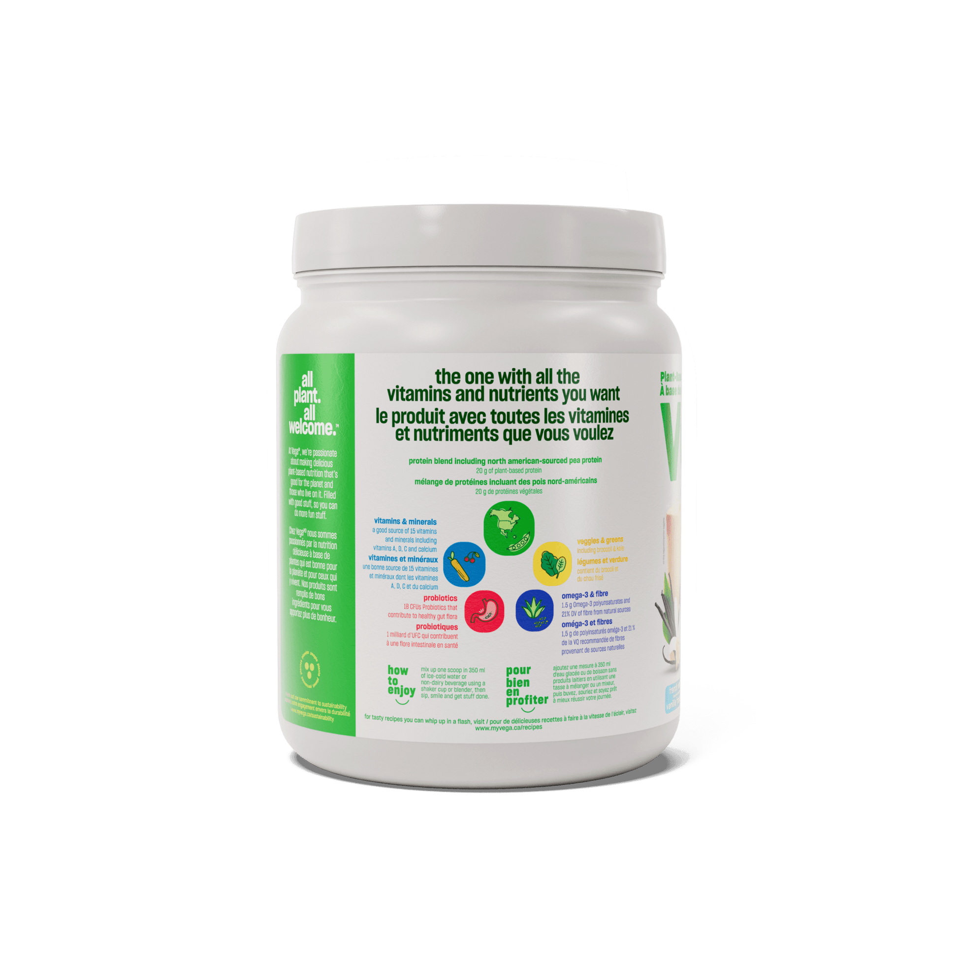 Vega One Protein French Vanilla 414g - Nature's Source Inc