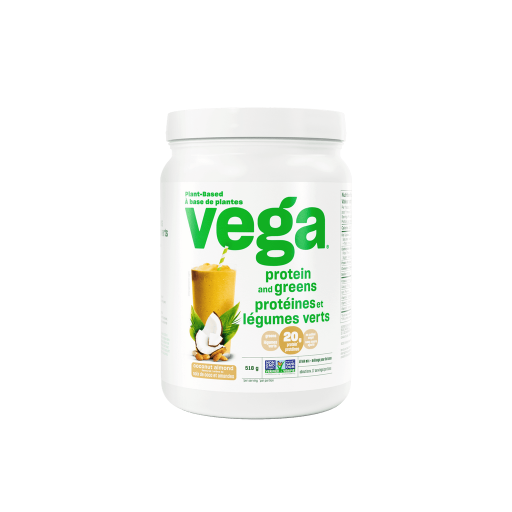 Vega Protein & Greens Coconut Almond 518g - Nature's Source Inc