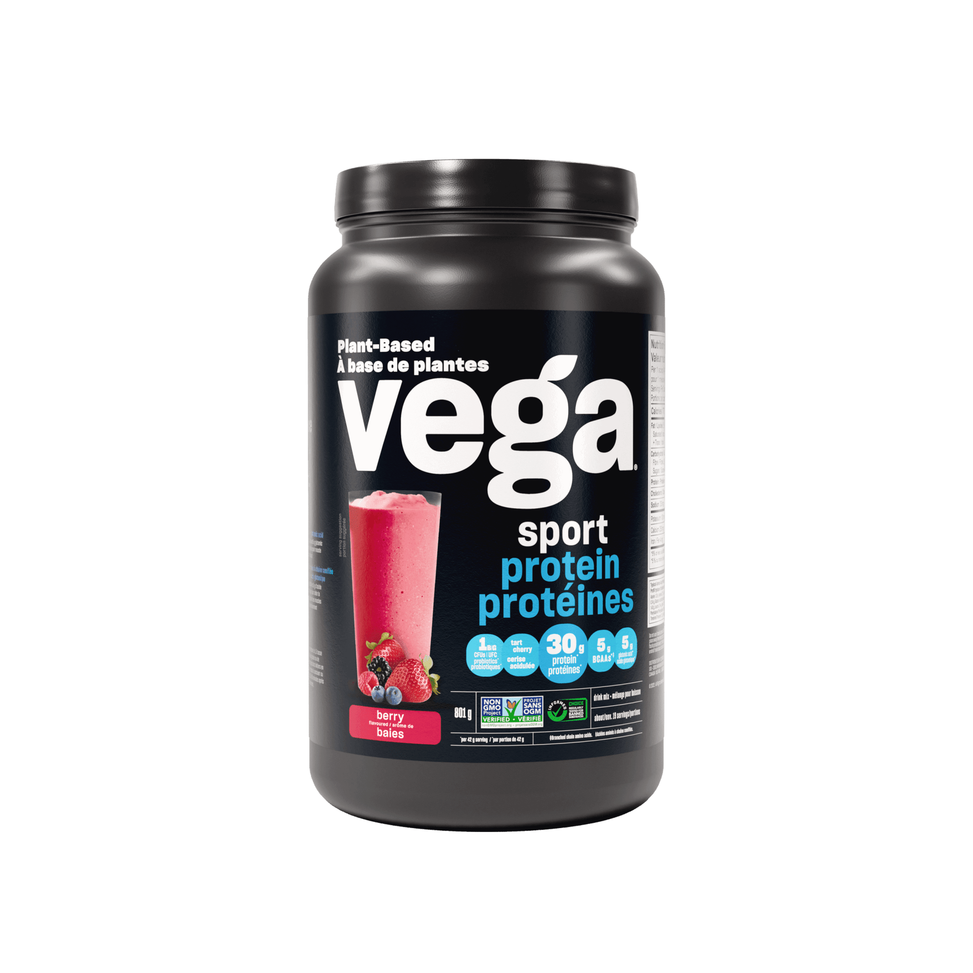 Vega Sport Protein Berry 801 g - Nature's Source Inc