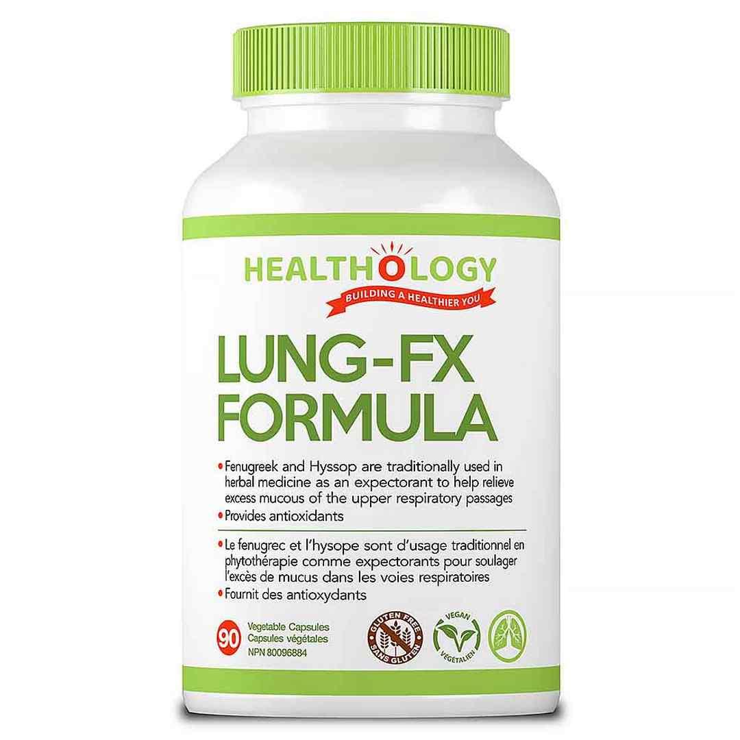 Healthology Lung - FX Formula - 90 - Veg Capsules - Nature's Source Inc