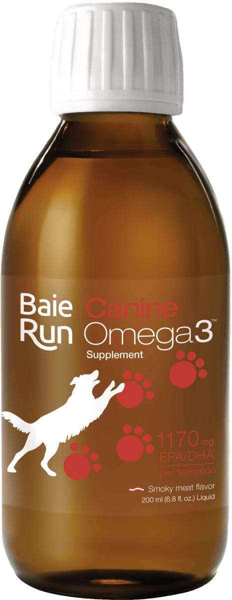 NutraSea Baie Run Canine Omega3 Smokey Meat 200ml - Nature's Source Inc