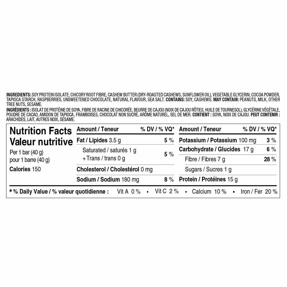 Simply Protein Bar - Cocoa Raspberry (40g) - Nature's Source Inc