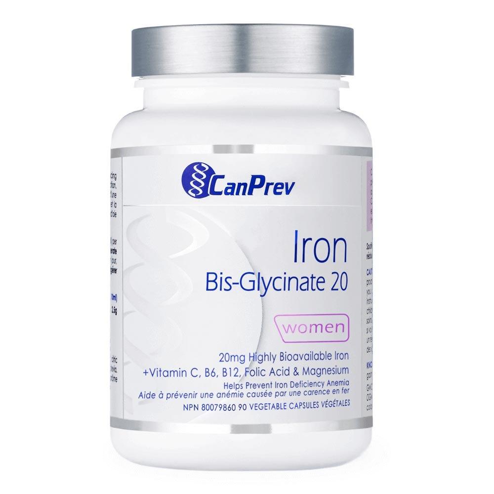 CanPrev Iron Bis - Glycinate 90vcaps - Nature's Source Inc