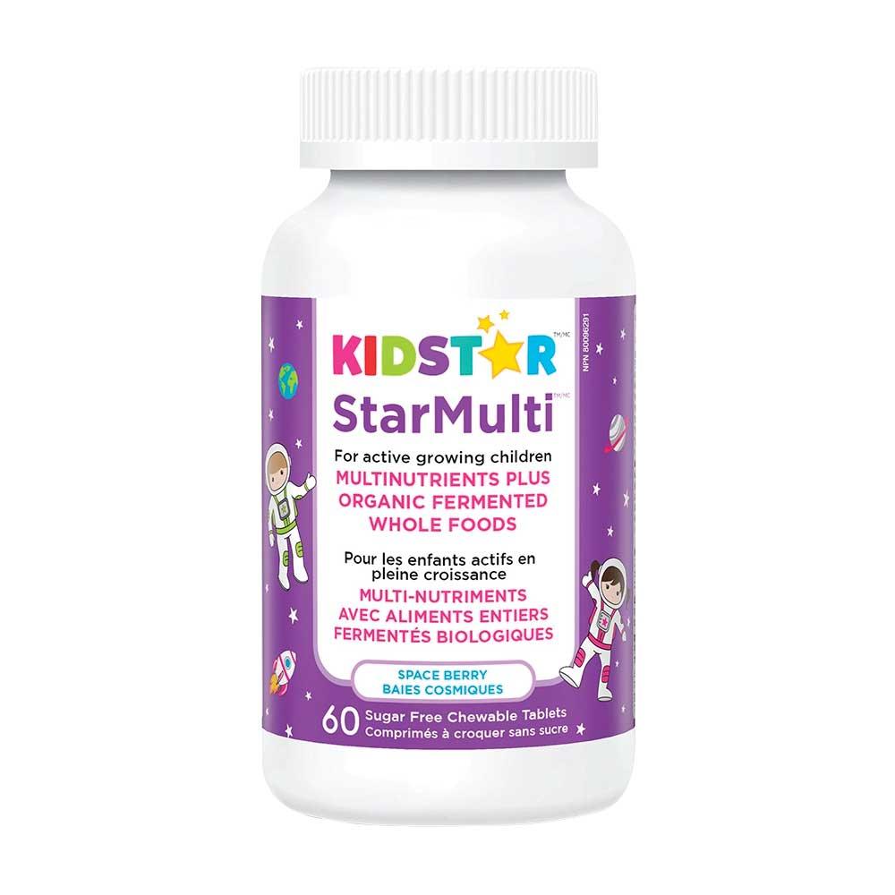 KidStar StarMulti Chewable Space Berry 60t - Nature's Source Inc