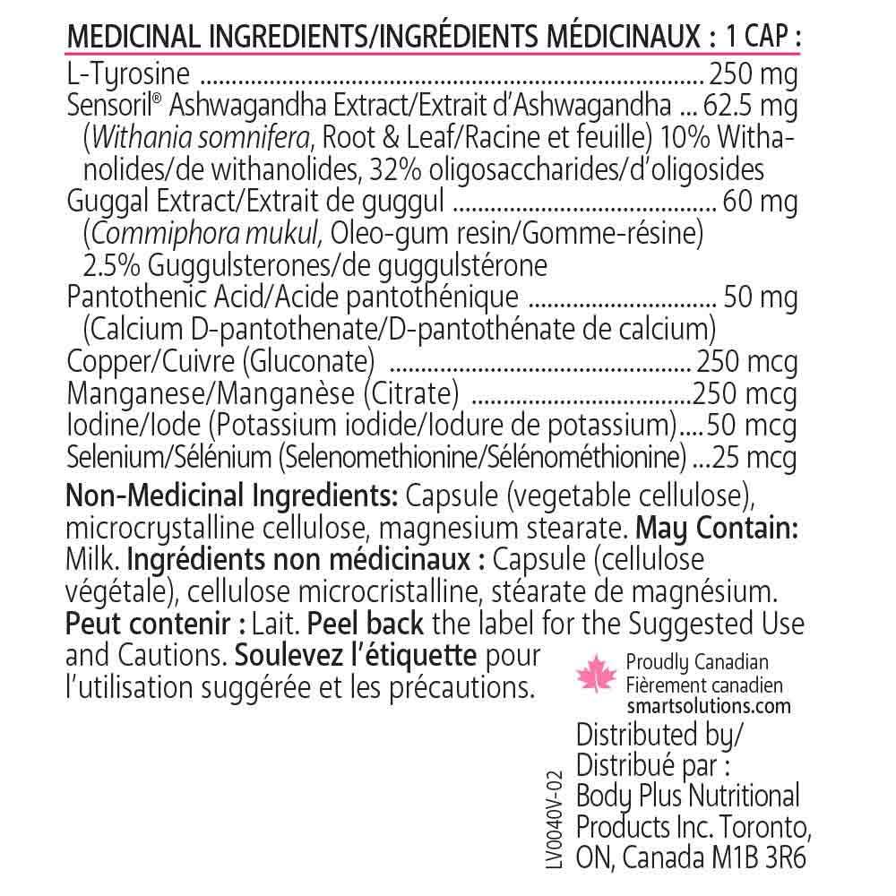 Smart Solutions - Thyrosmart 60 Veg - Caps - Nature's Source Inc