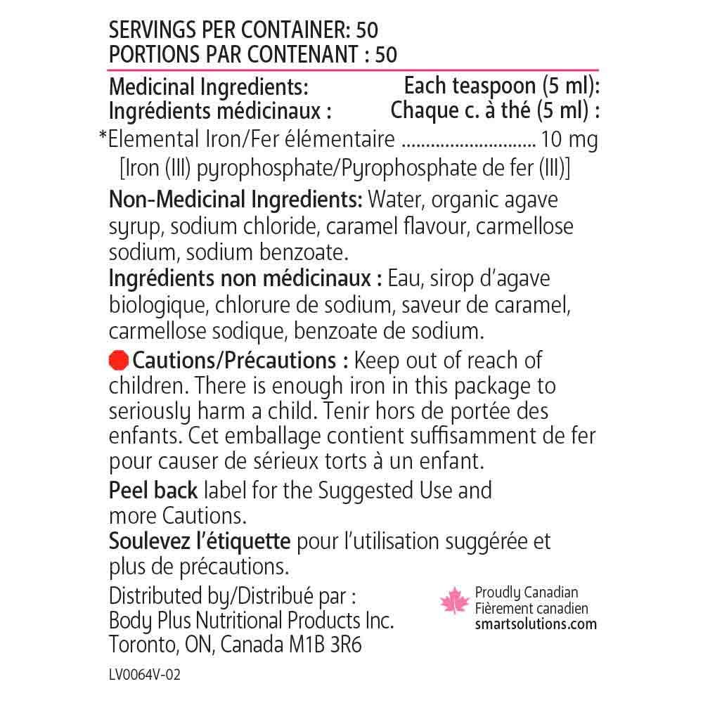 Smart Solutions - Ironsmart 250ml - Nature's Source Inc