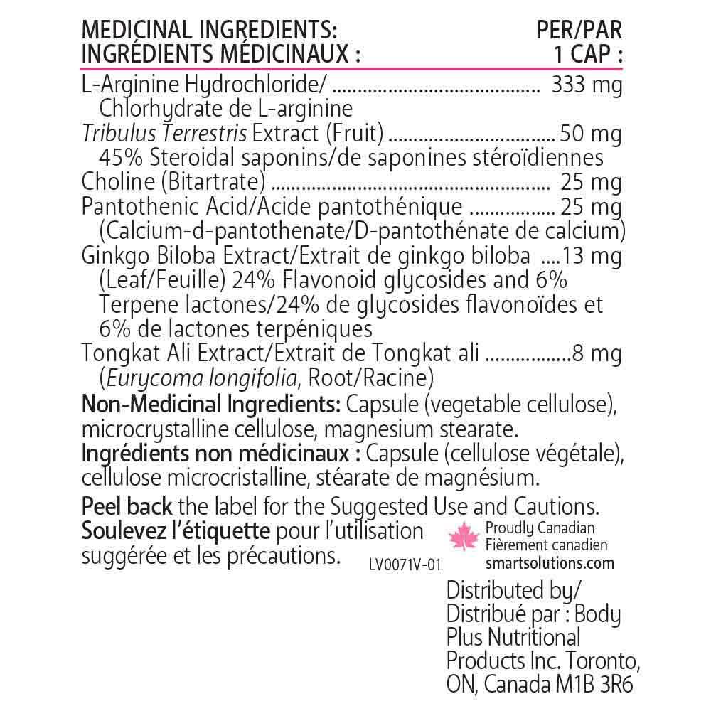 Smart Solutions - Sexsmart 90 Veg - Caps - Nature's Source Inc