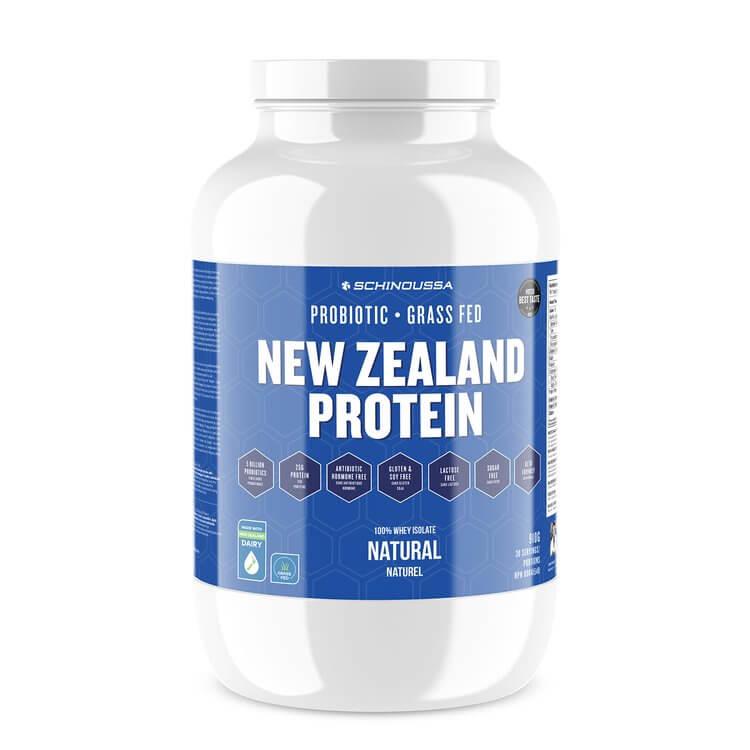 Schinoussa Probiotic Whey Isolate Natural, 910g - Grass Fed Probiotic, Build Muscle Tissue, Boost Immunity, Maintain Gut Health & Digestion, Regulates Blood Sugar - Nature's Source Inc
